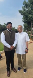 With  Kris Gopalakrishnan , Co-founder of Infosys